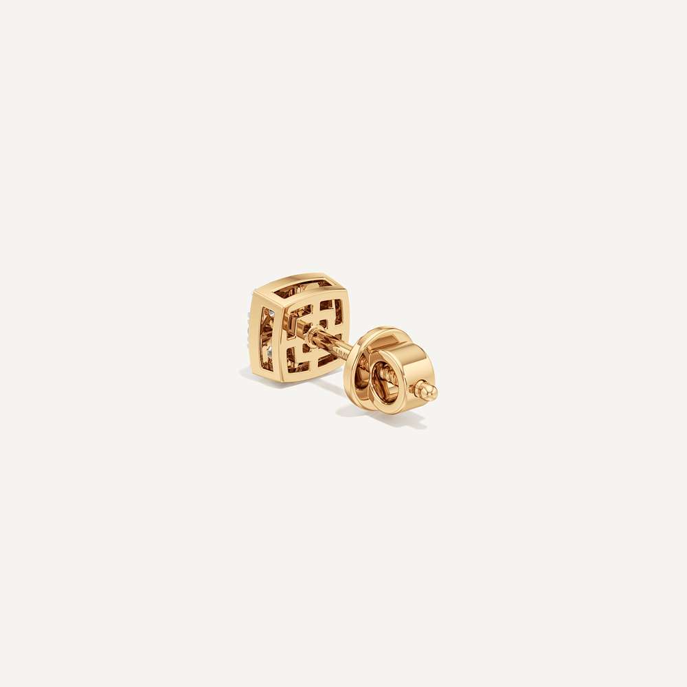Aura Cushion Diamond Stud