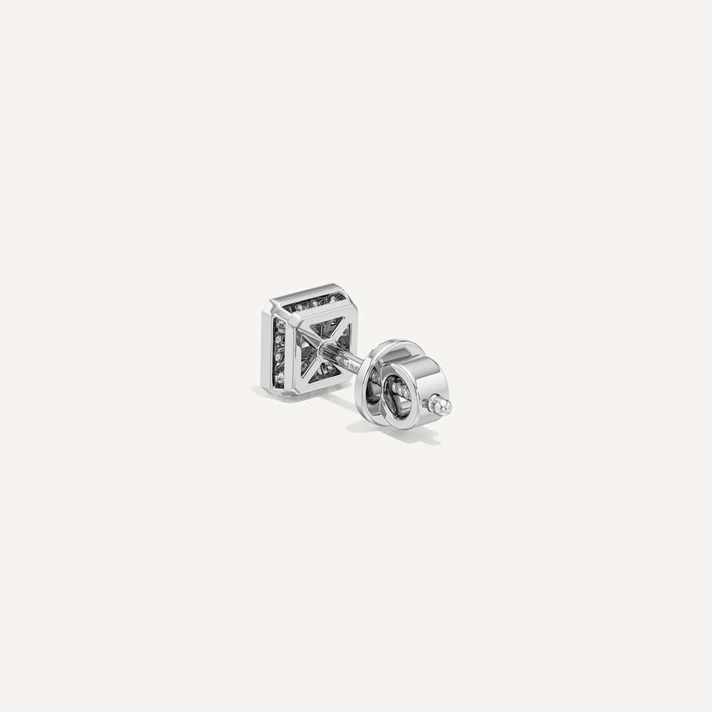 Aurelle Asscher Diamond Stud