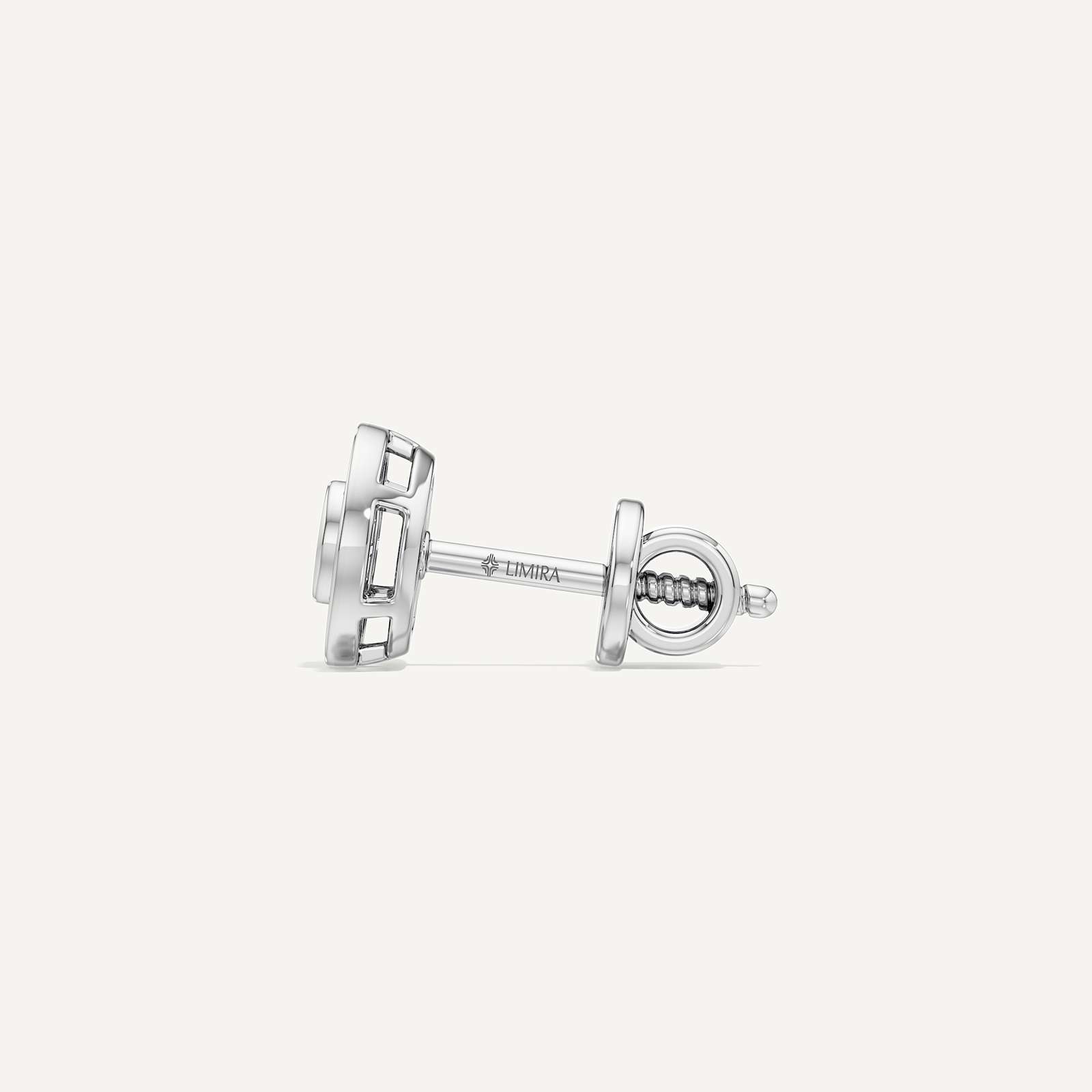 Trinity Oval Diamond Earring