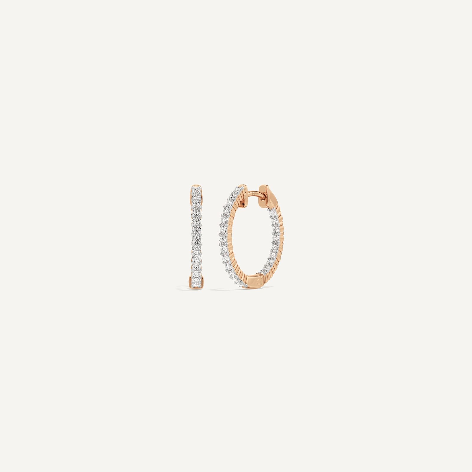 Amore Diamond Hoop
