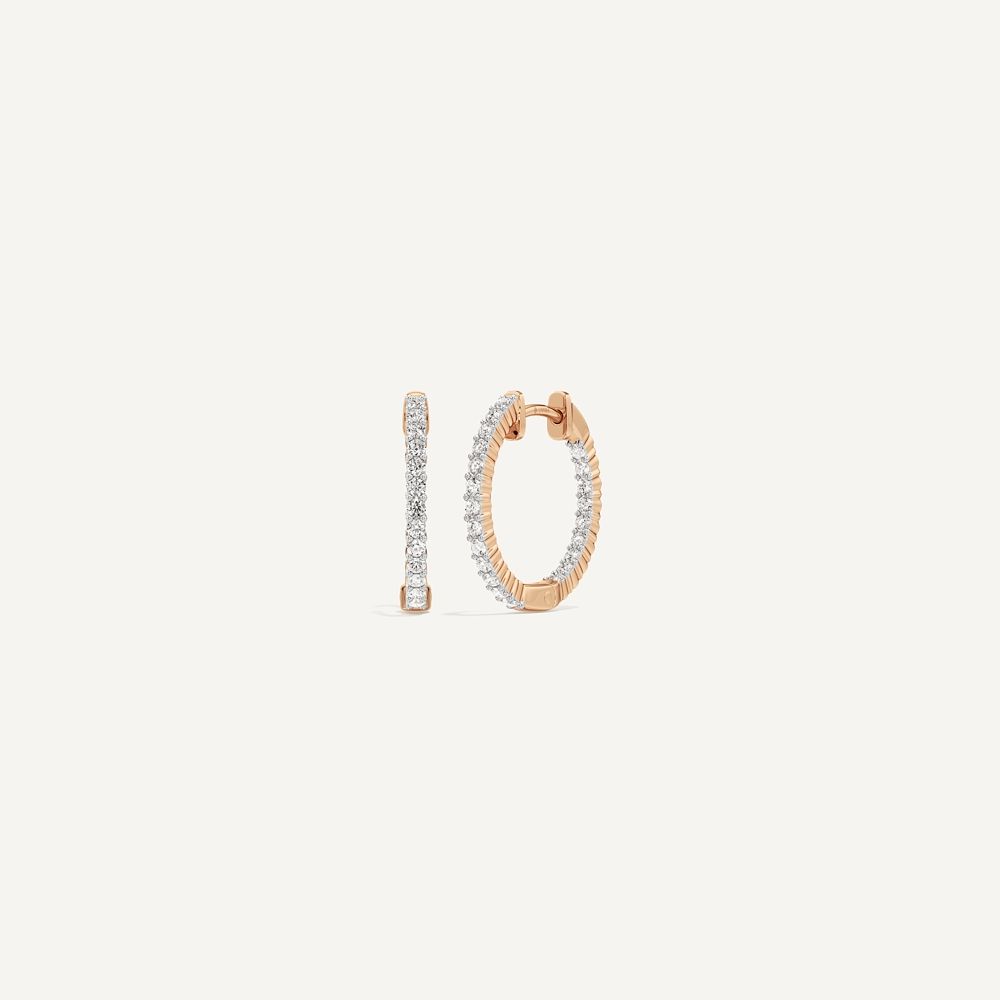 Amore Diamond Hoop