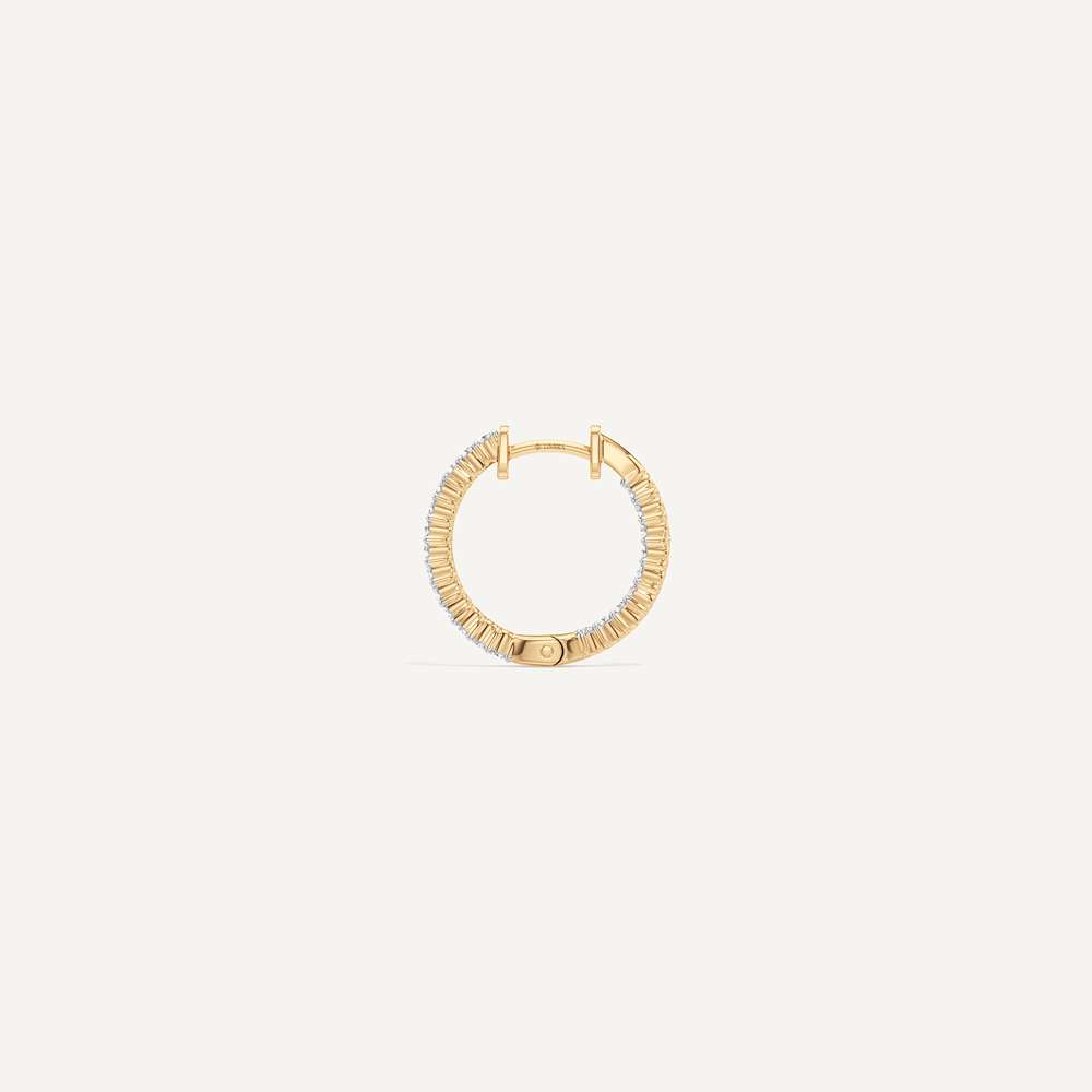 Amore Diamond Hoop