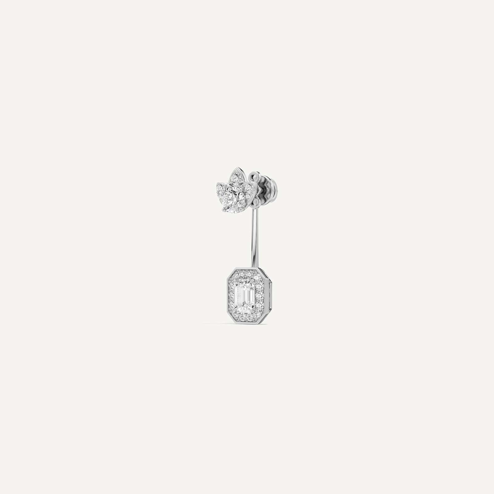 Emerald & Round Duo Tou et Moi Diamond
