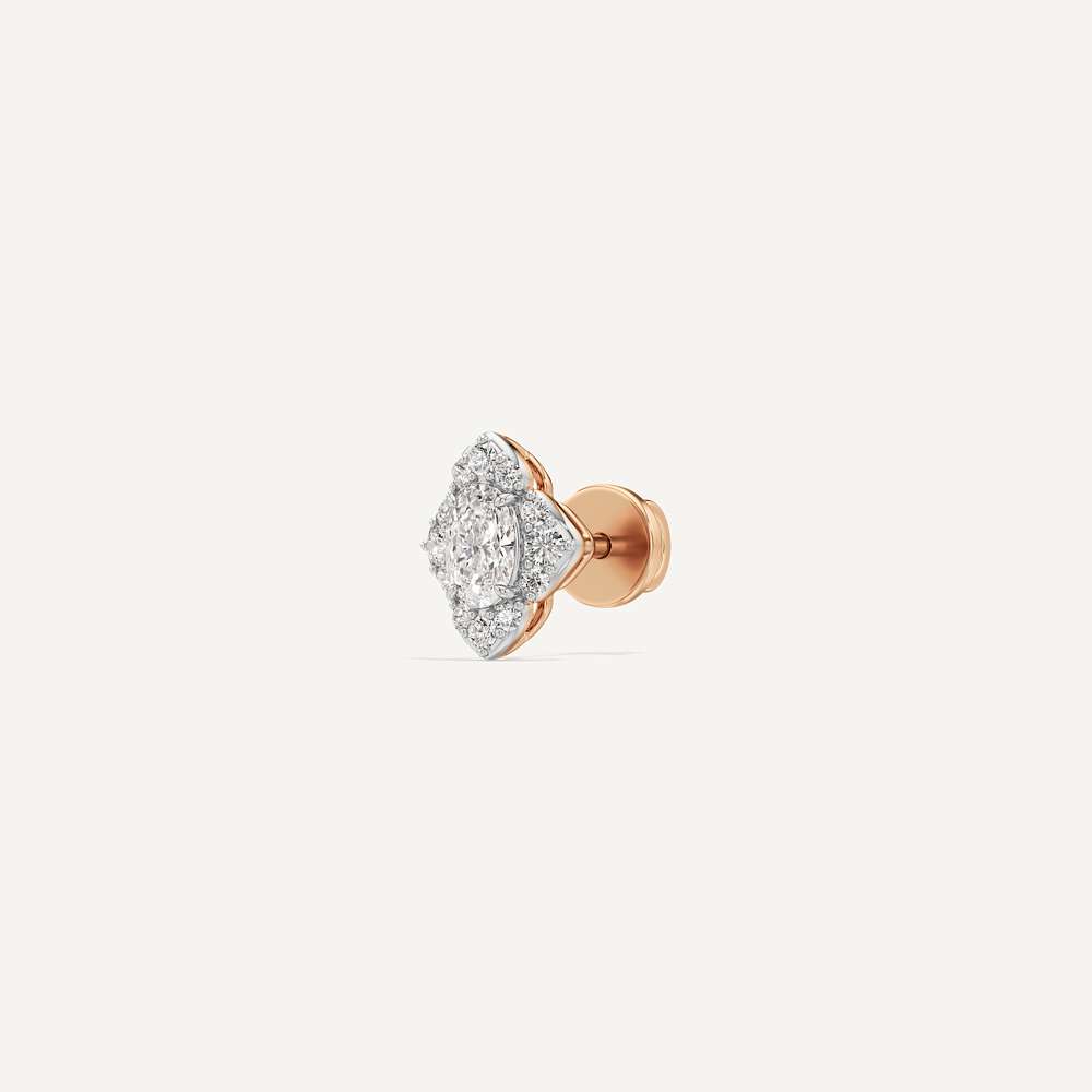 Emma Oval Diamond Stud
