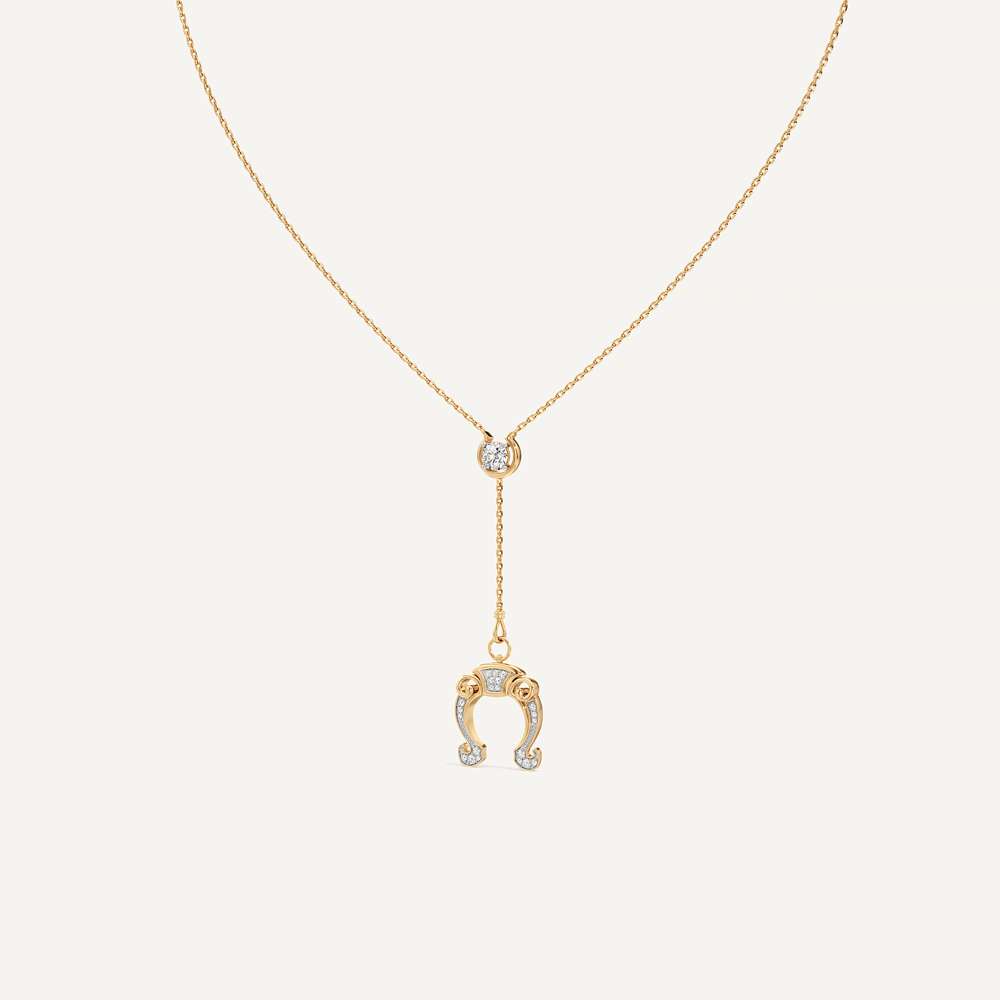 Polo Charm Horseshoe Necklace
