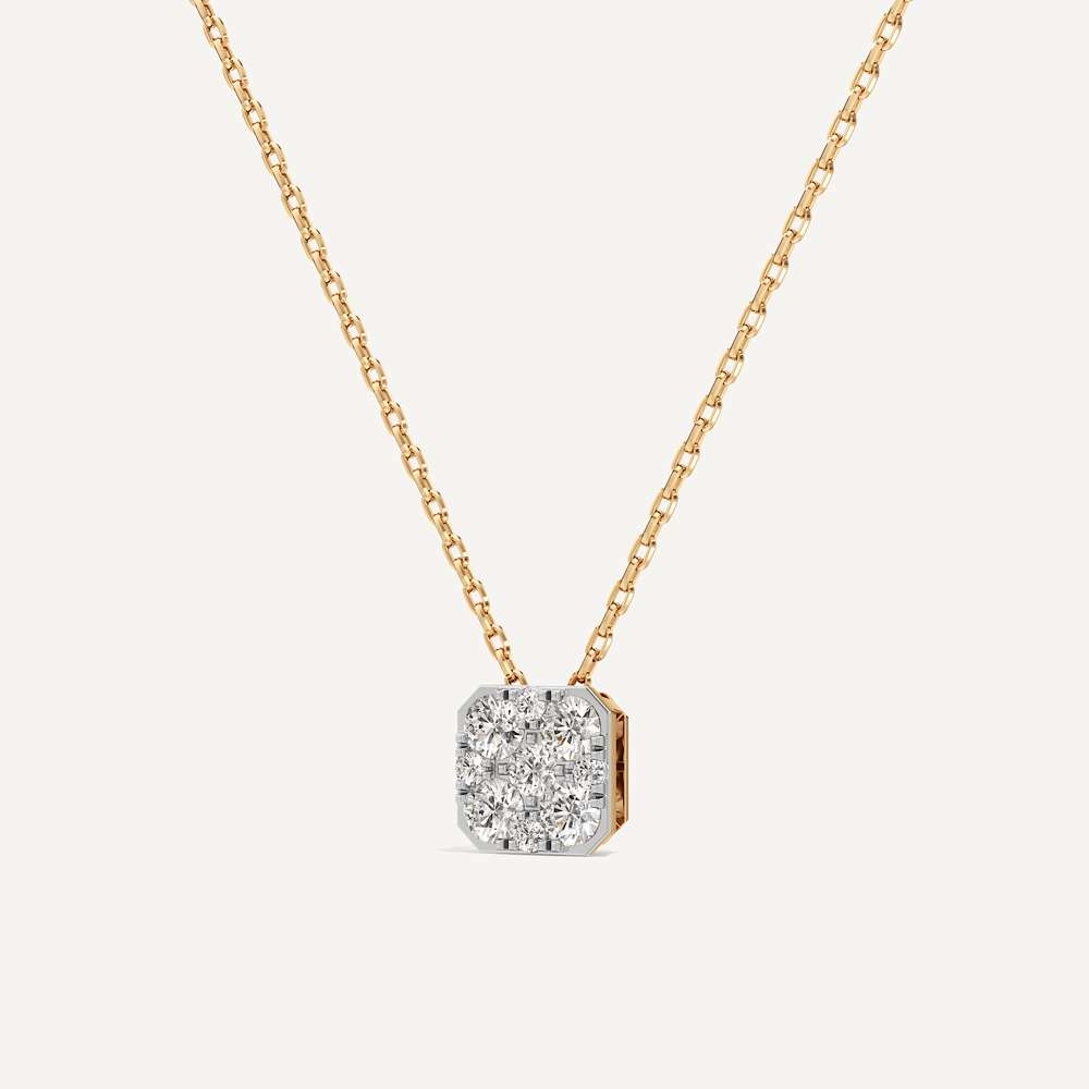 Whisper Asscher Diamond Pendant