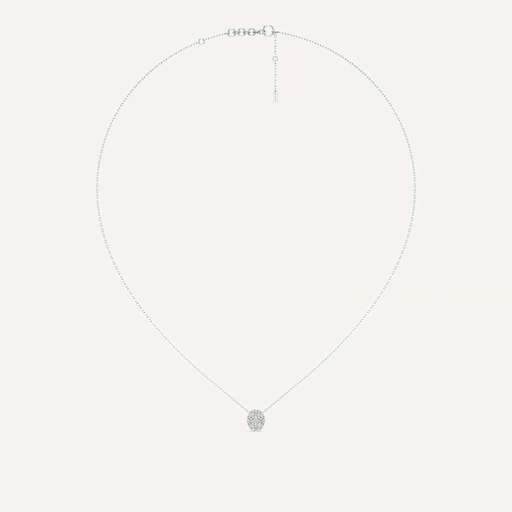 Whisper Oval Diamond Pendant