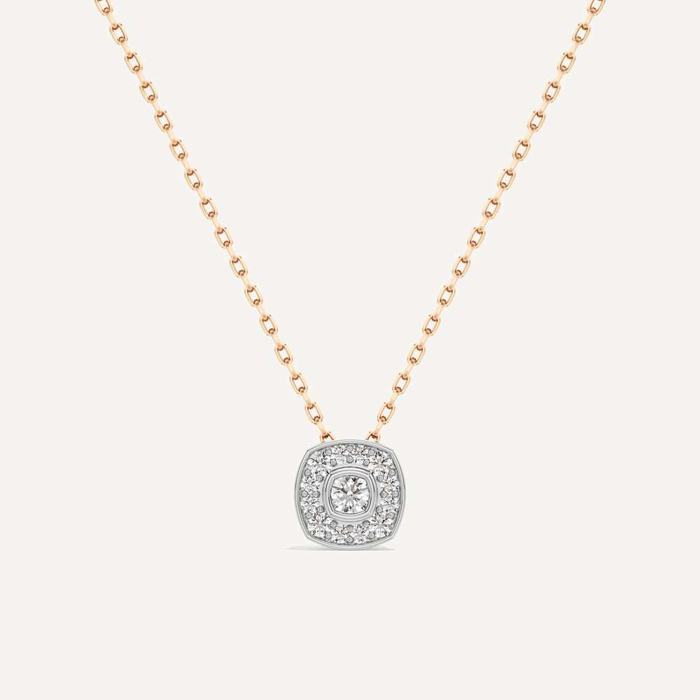 Distinctly Yours Cushion Diamond Pendant with Chain
