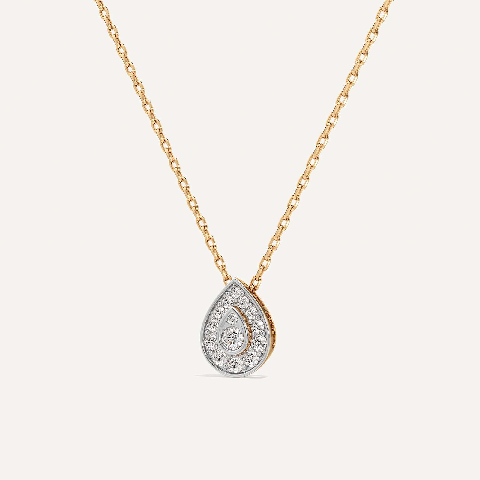 Medley Pear Diamond Pendant