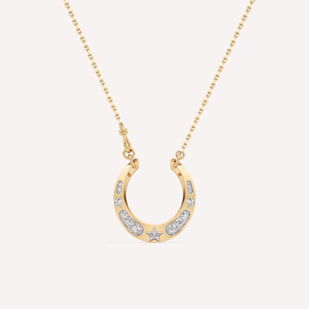 Symbolic Arc Horseshoe Pendant