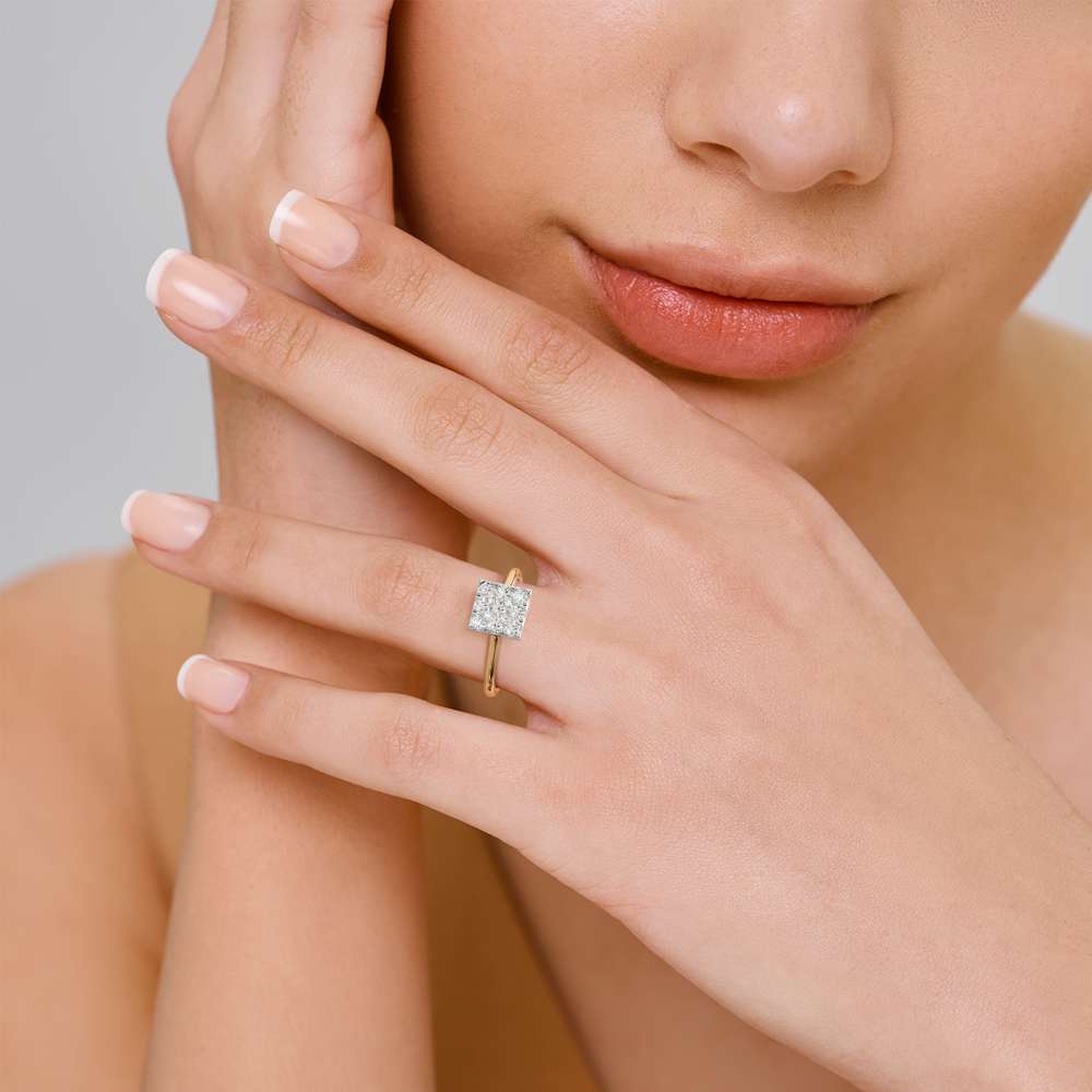 Breathtaking Princess Diamond Ring