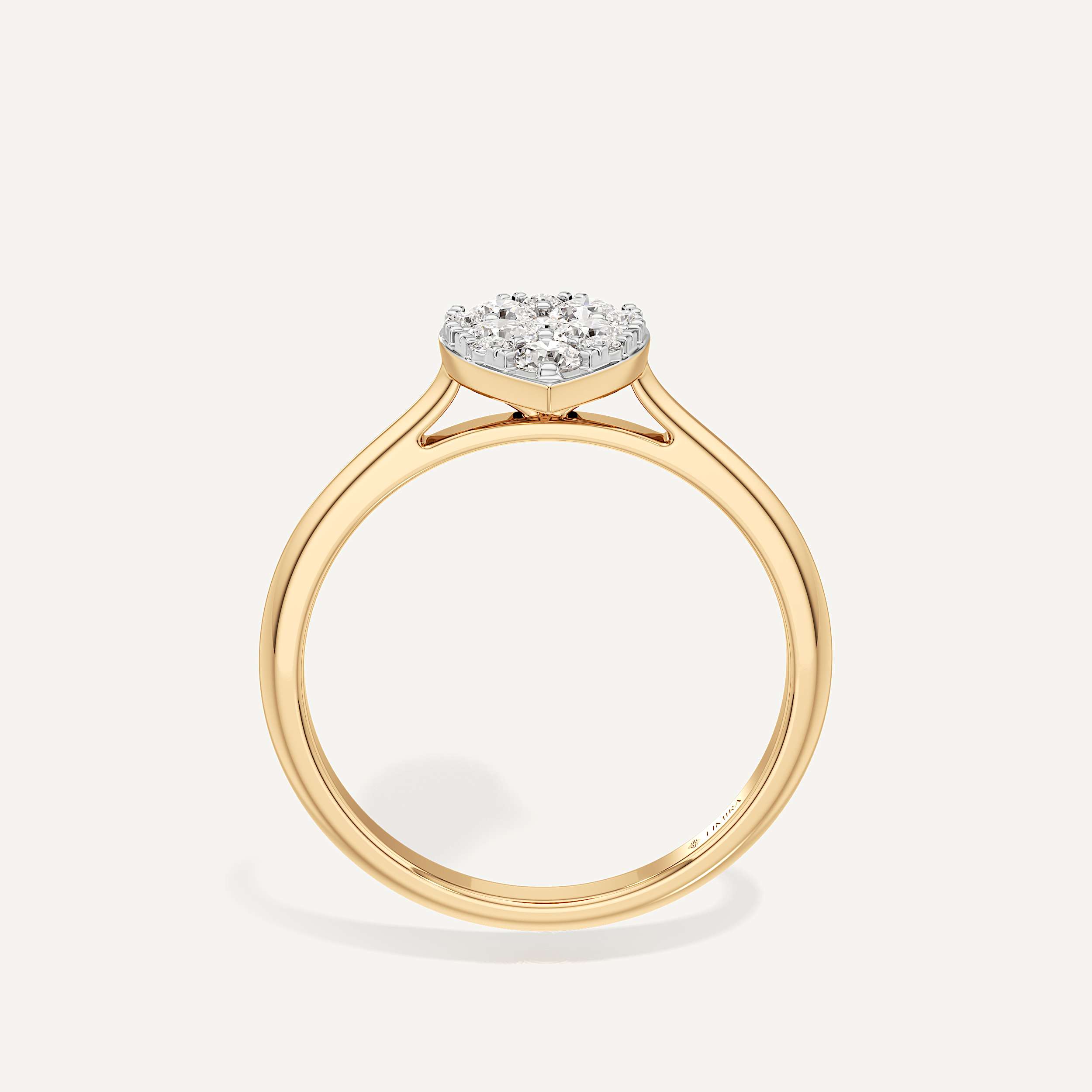 Teardrop Pear Diamond Ring