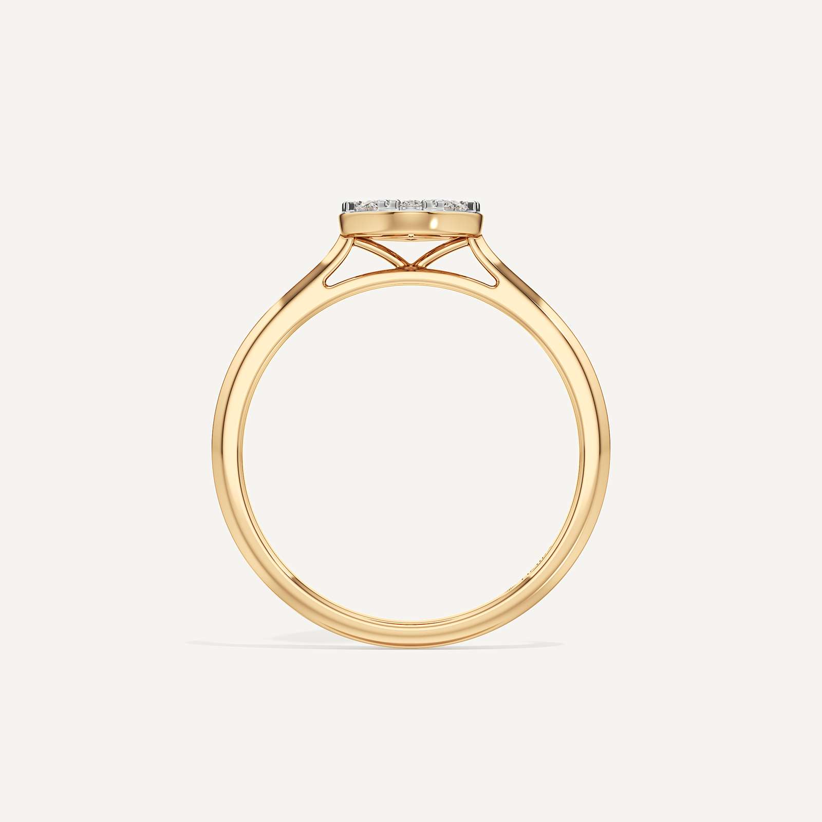 Hush Pear Diamond Ring