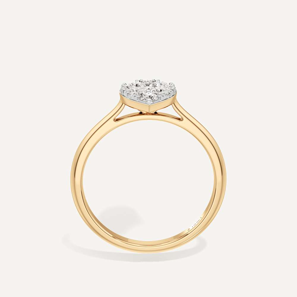 Teardrop Pear Diamond Ring