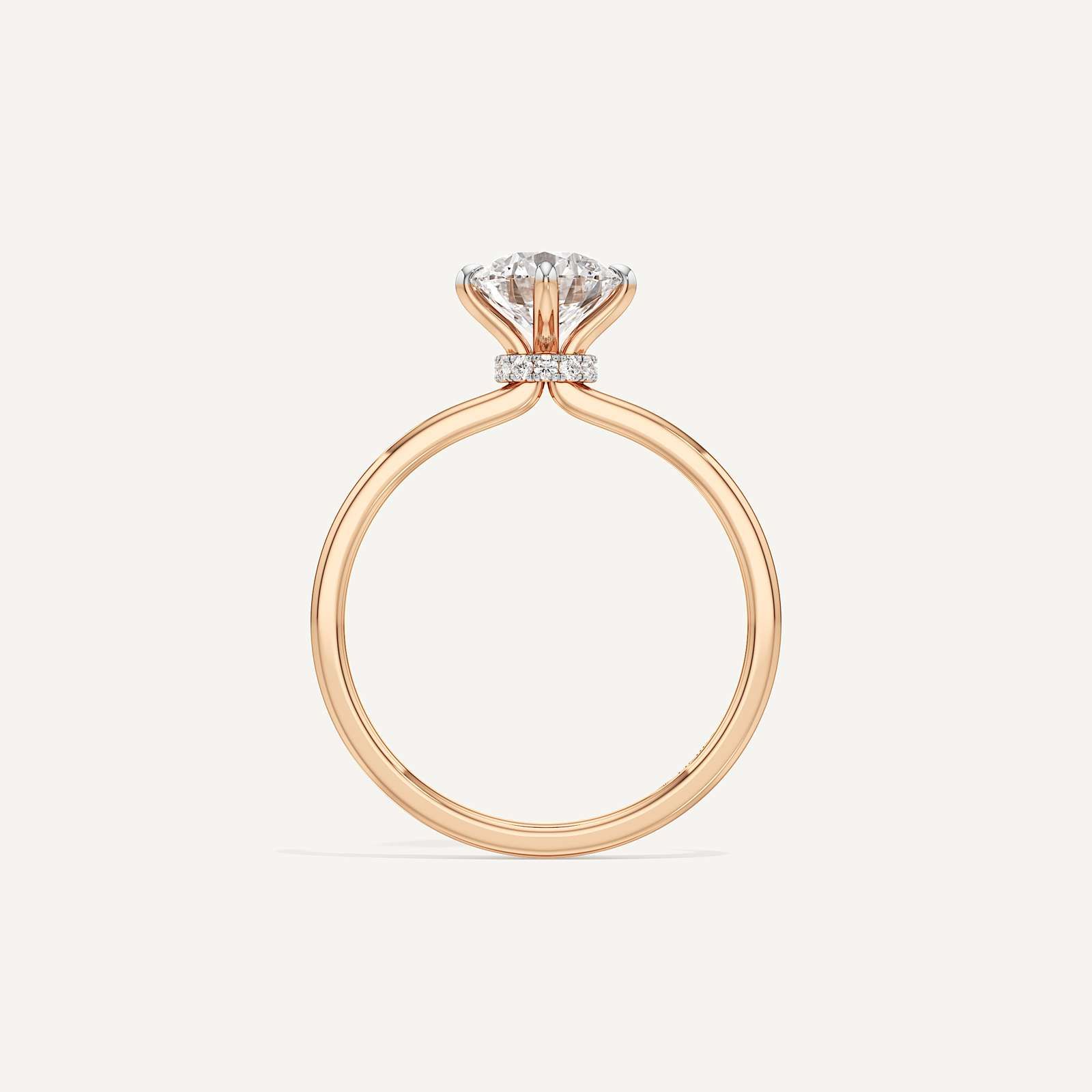 Aurelia Minimalist Round Solitaire