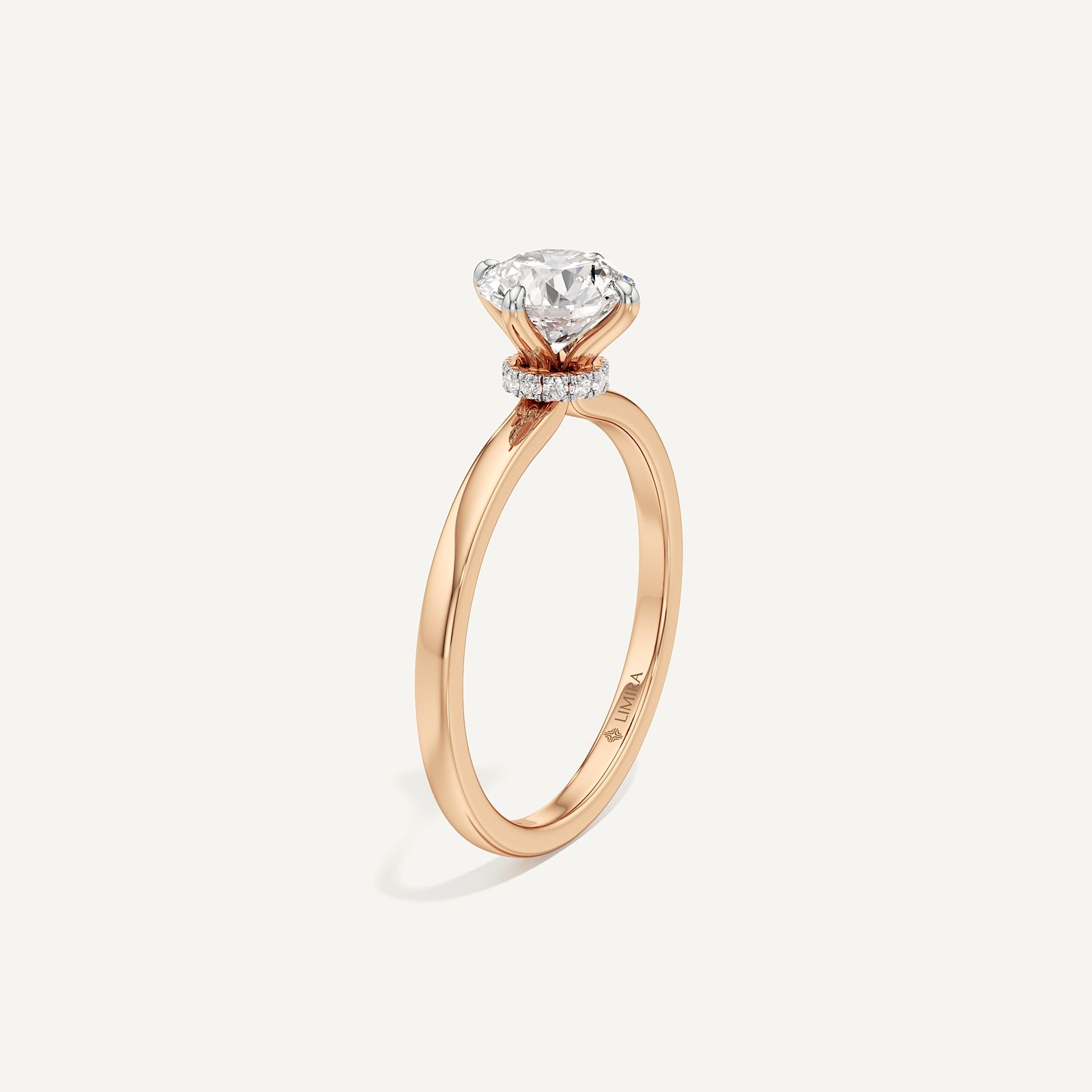 Aurelia Minimalist Round Solitaire