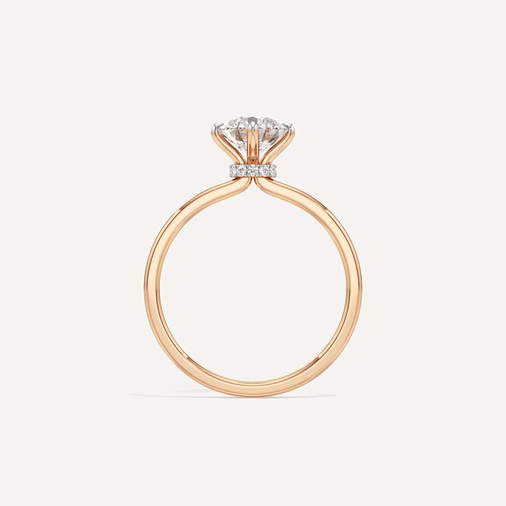 Aurelia Minimalist Round Solitaire