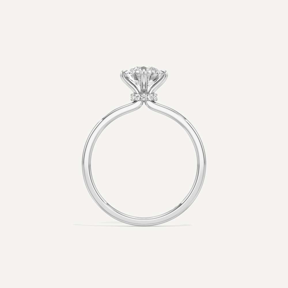Aurelia Minimalist Round Solitaire