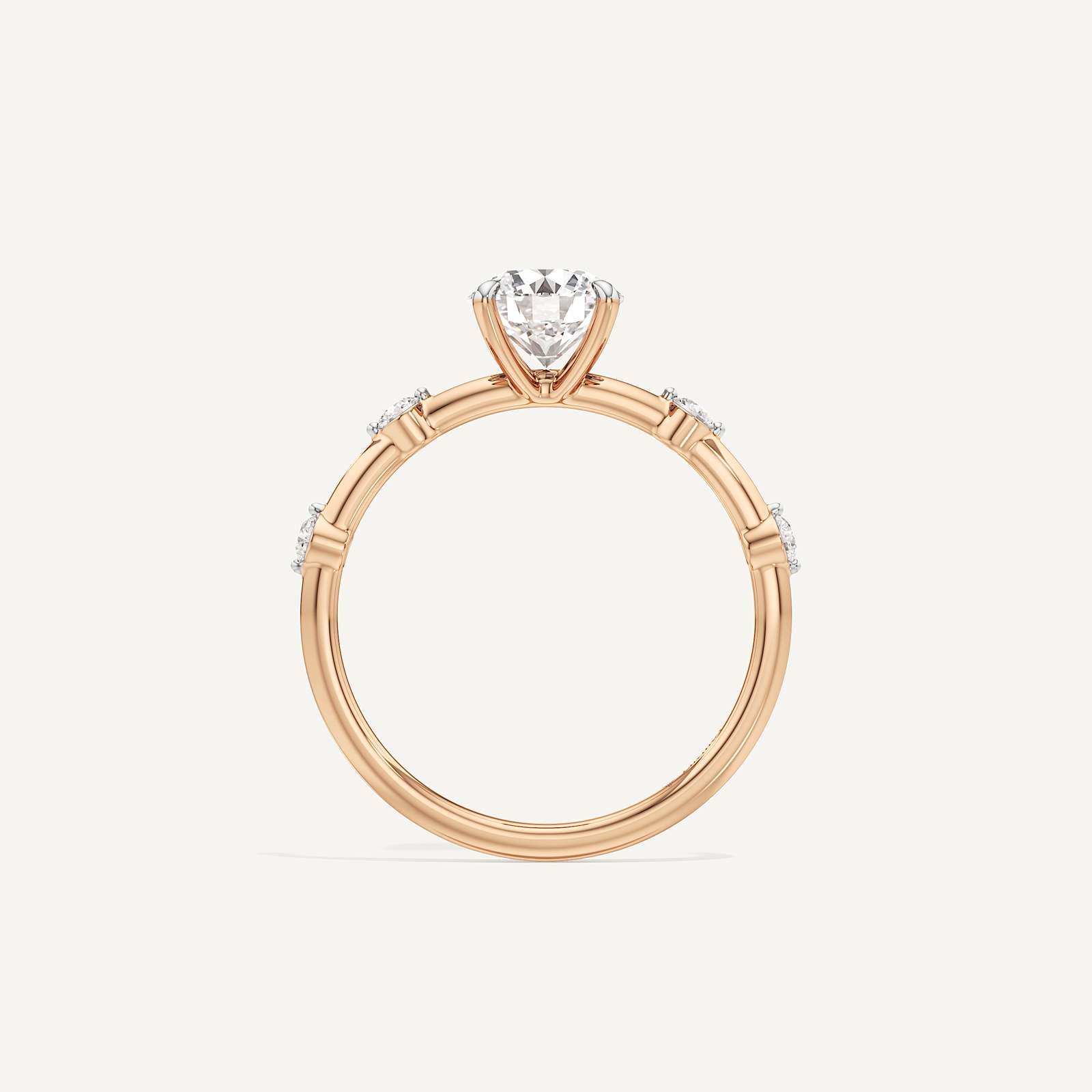 Viona Side Stone Solitaire Diamond