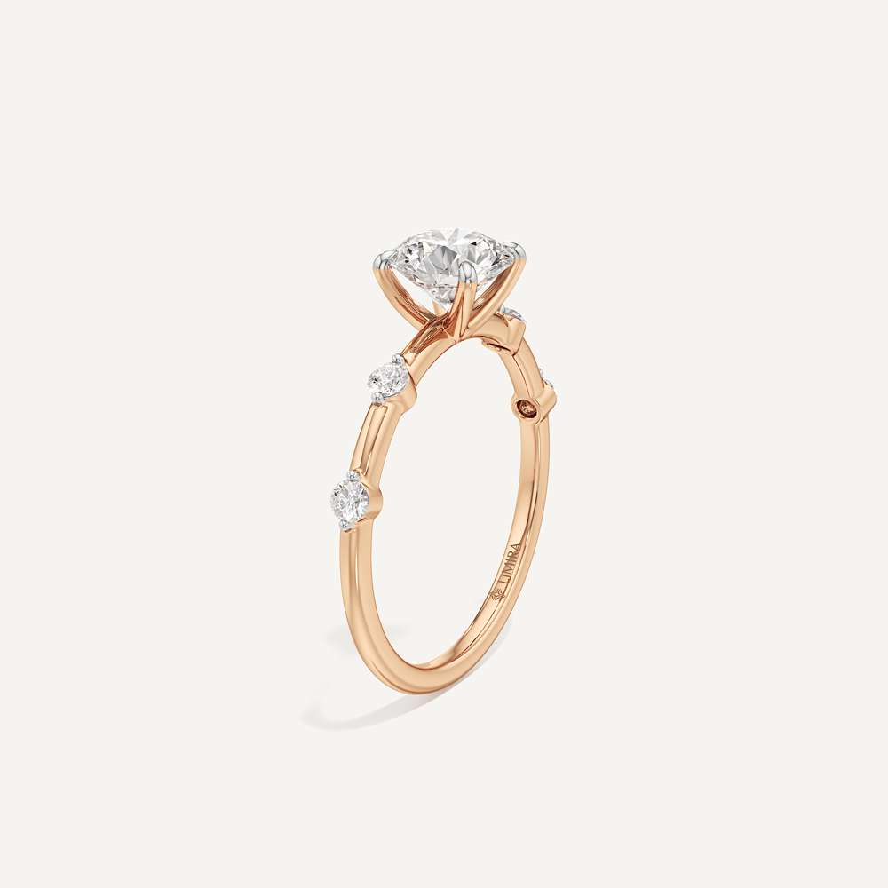 Viona Side Stone Solitaire Diamond