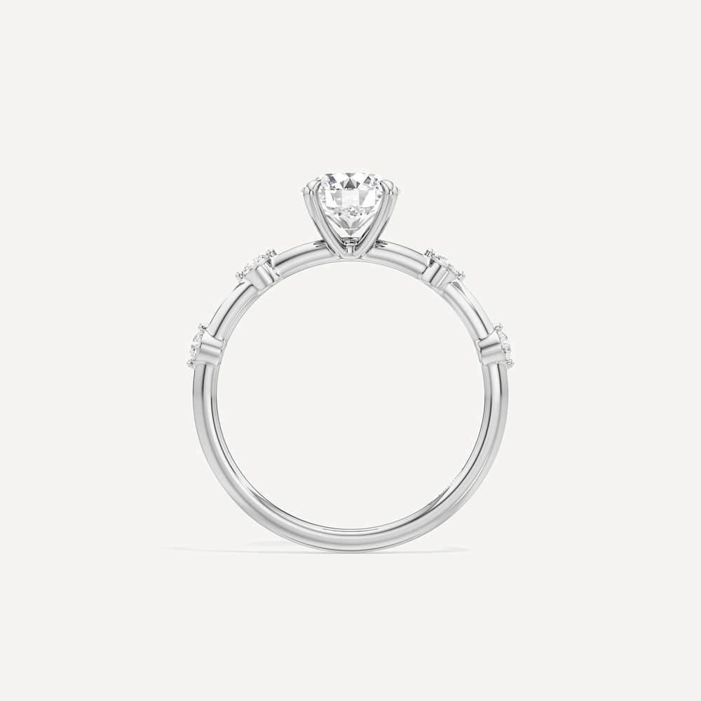 Viona Side Stone Solitaire Diamond