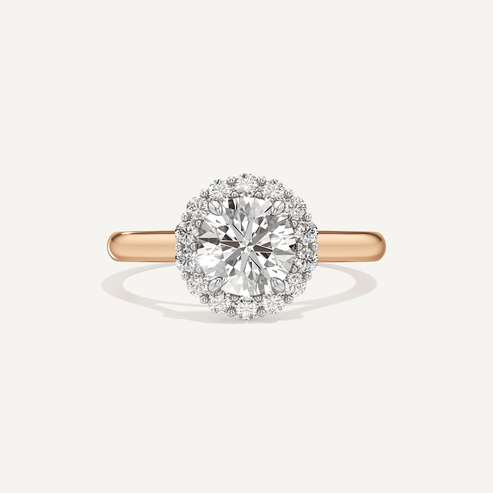 Sunflower Halo Diamond