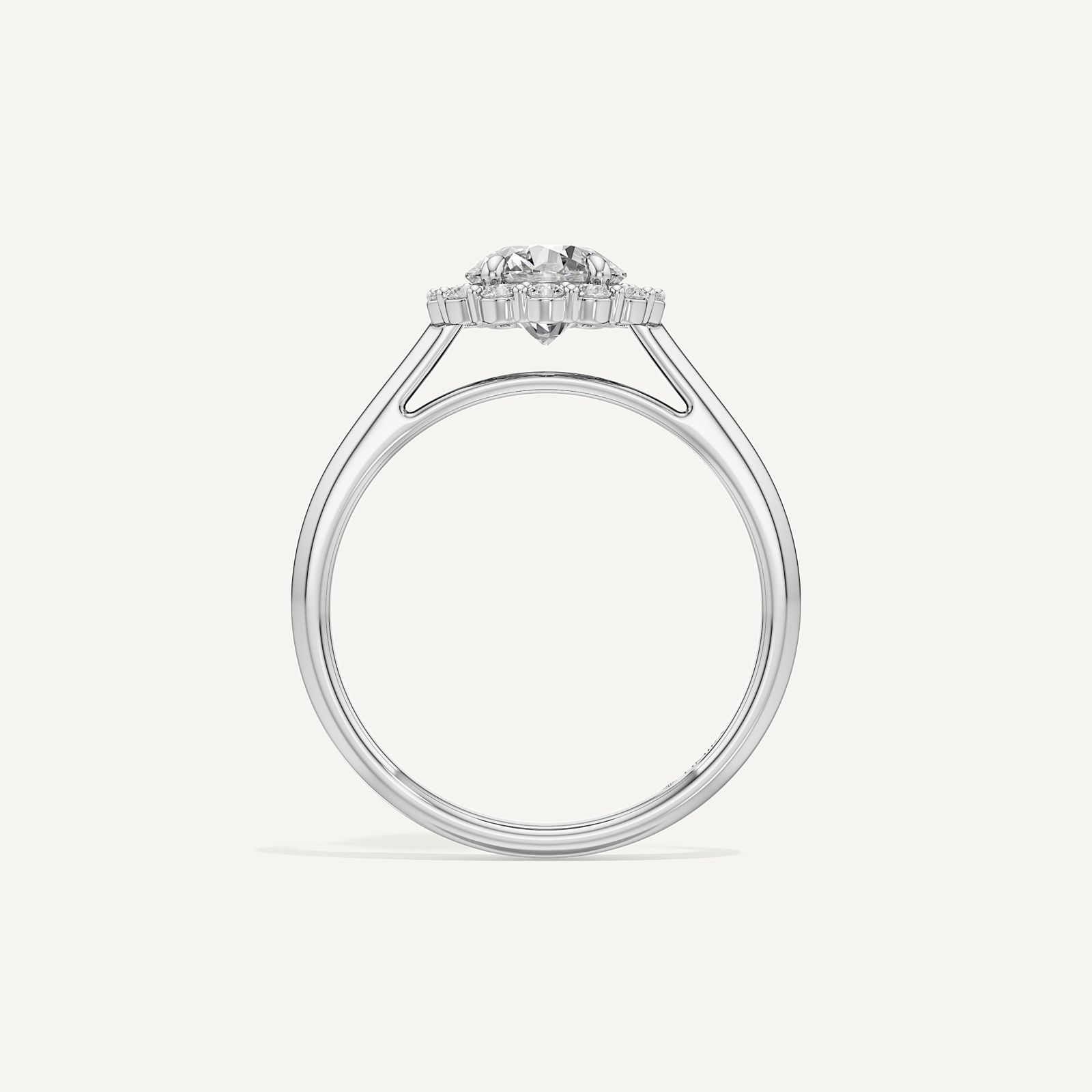 Sunflower Halo Diamond