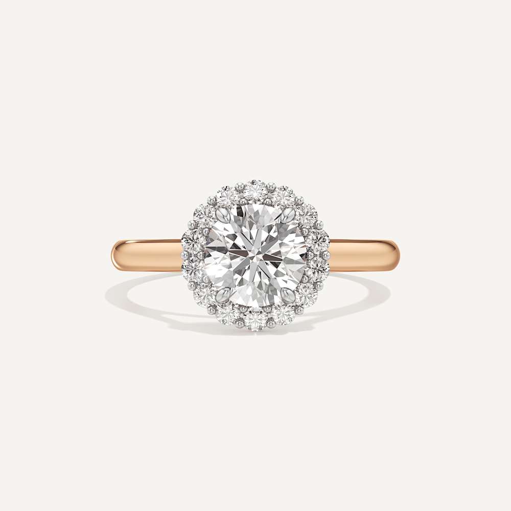 Sunflower Halo Diamond