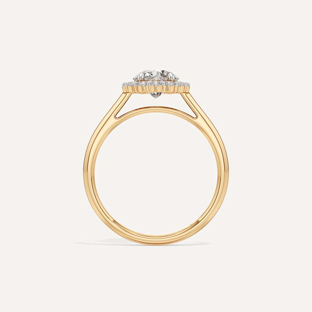 Sunflower Halo Diamond
