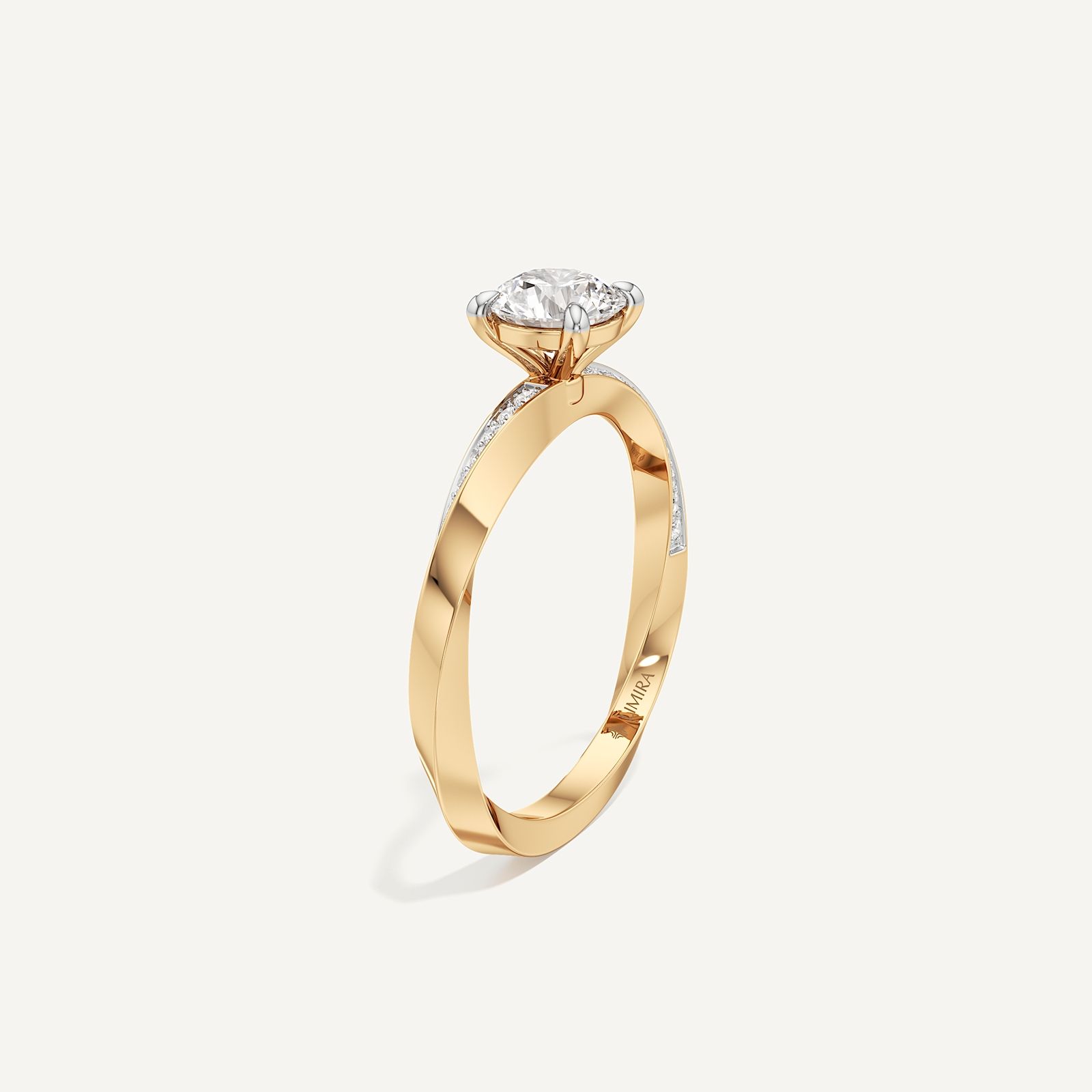 Rope Shank Solitaire Diamond