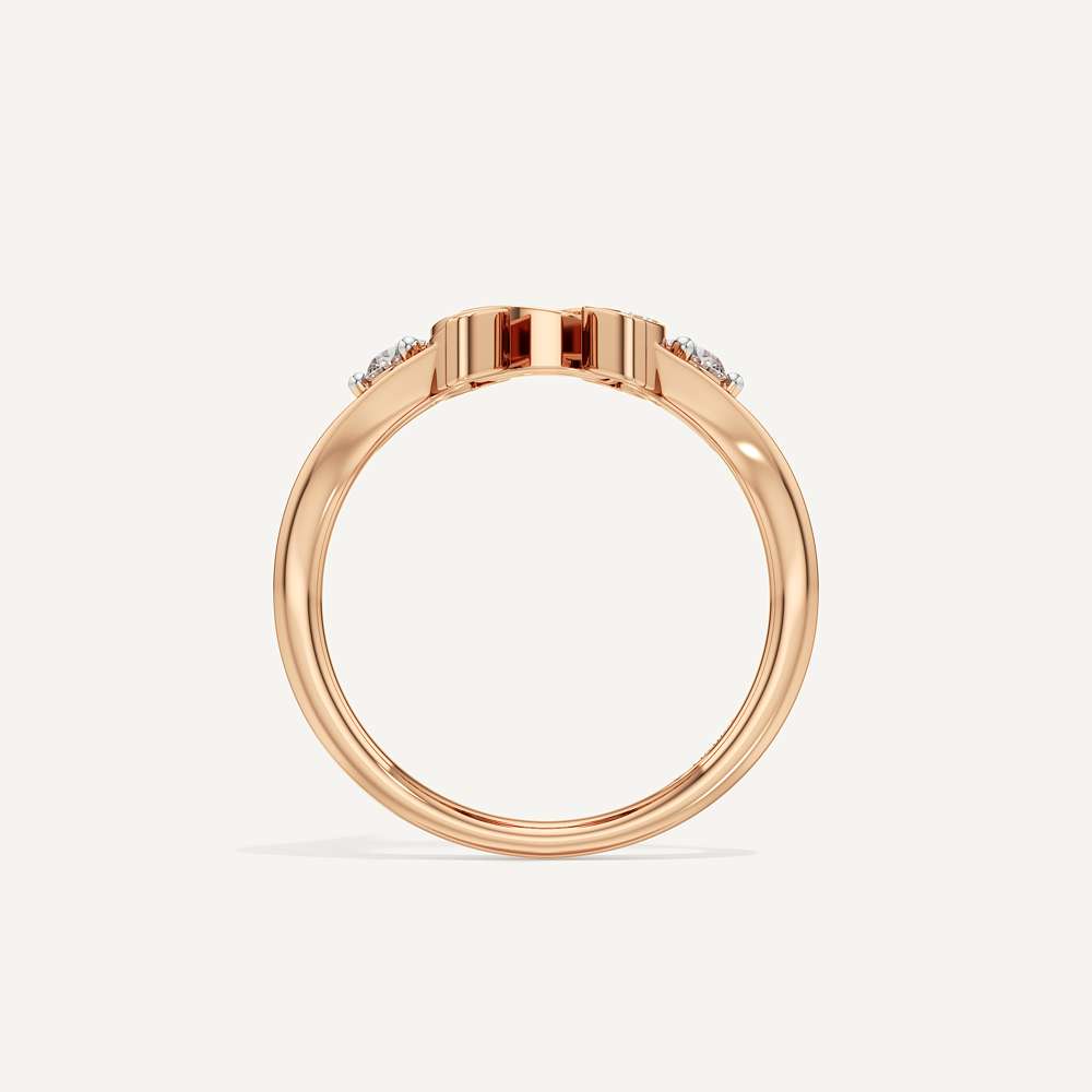 Maison Double Arc Horseshoe Ring