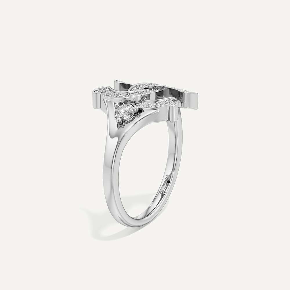 Maison Double Arc Horseshoe Ring