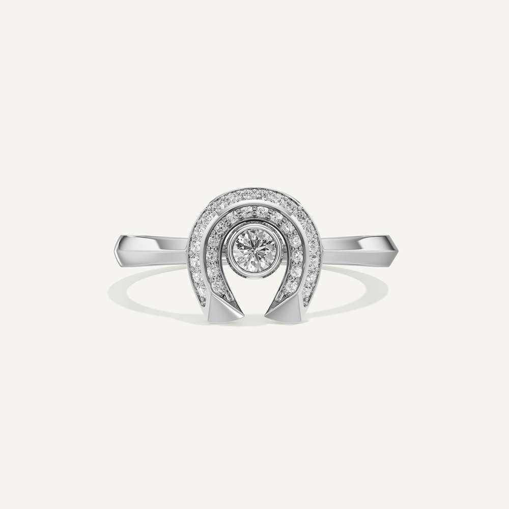 Meridian Loop Horseshoe Ring