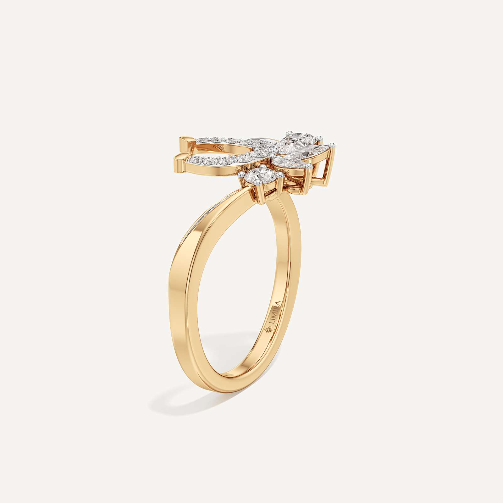 Buy Best|Truffle Cluster Lab Grown Diamond Ring|online