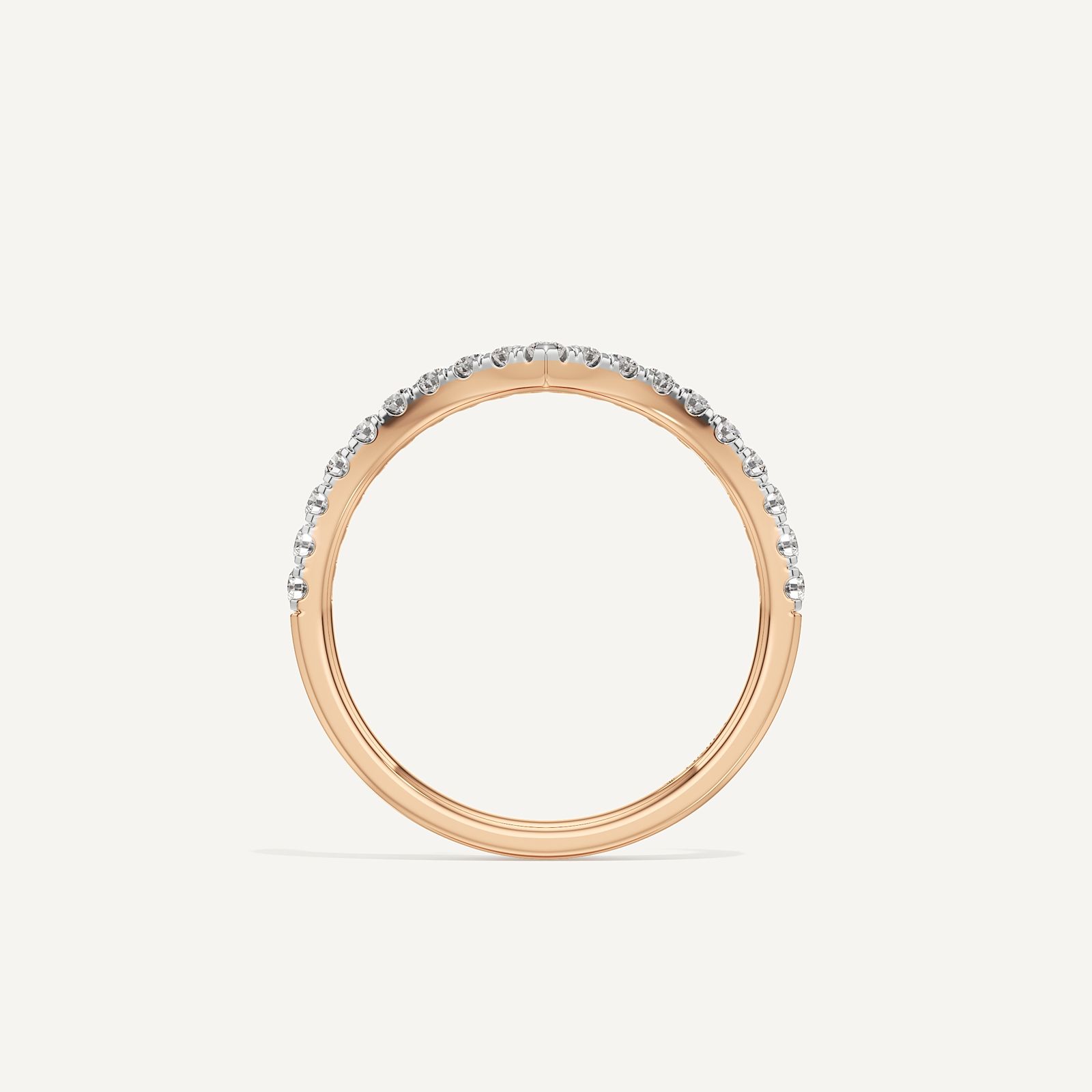 V-Crest Round Diamond