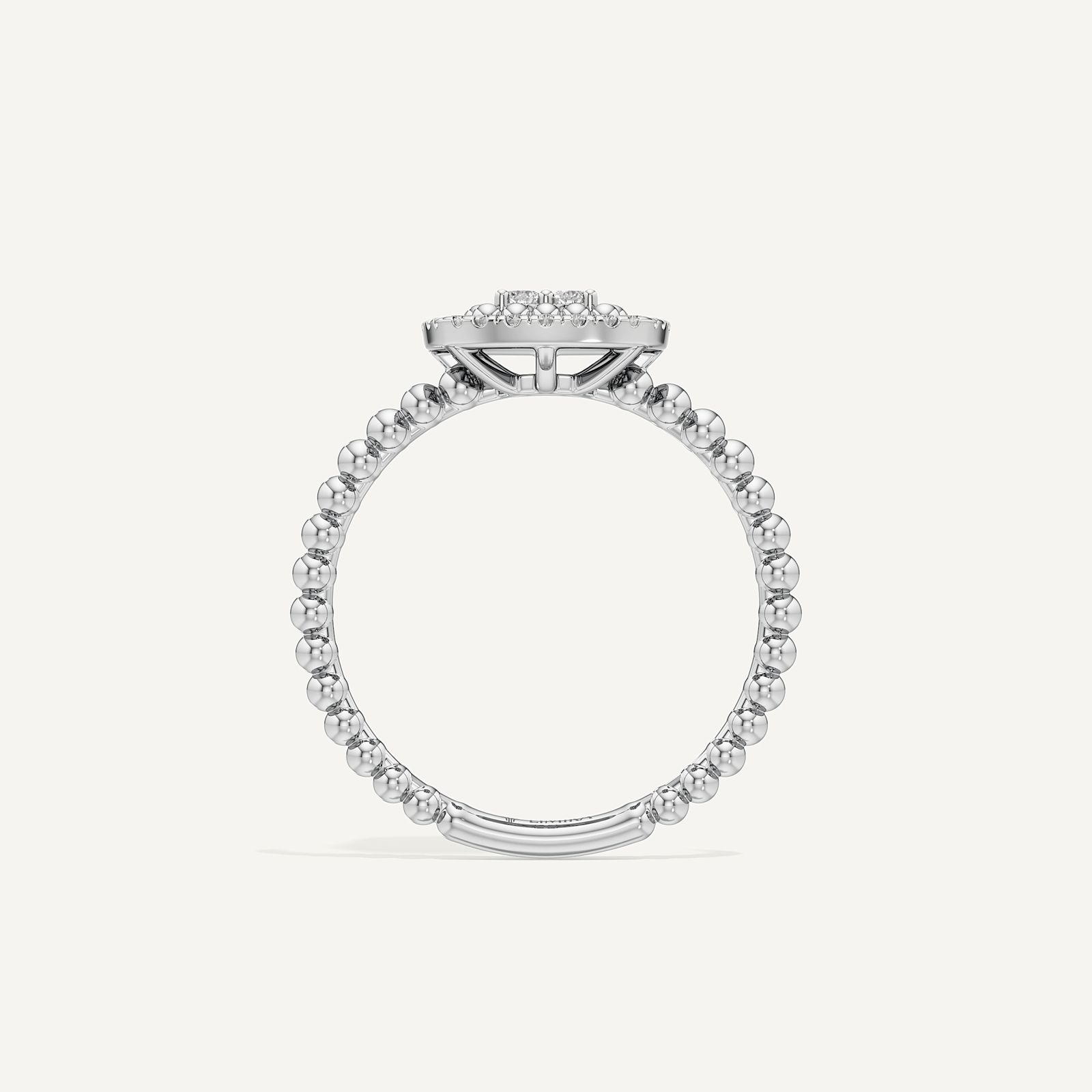 Cushion Halo Diamond Ring