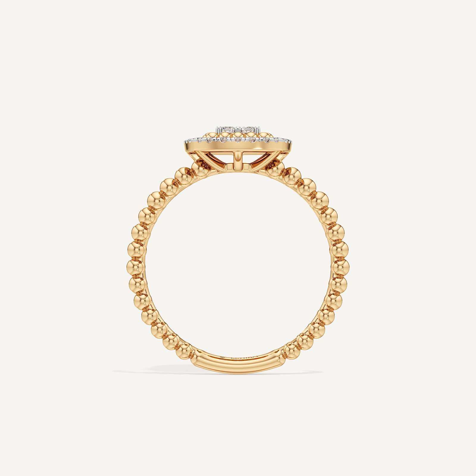 Cushion Halo Diamond Ring