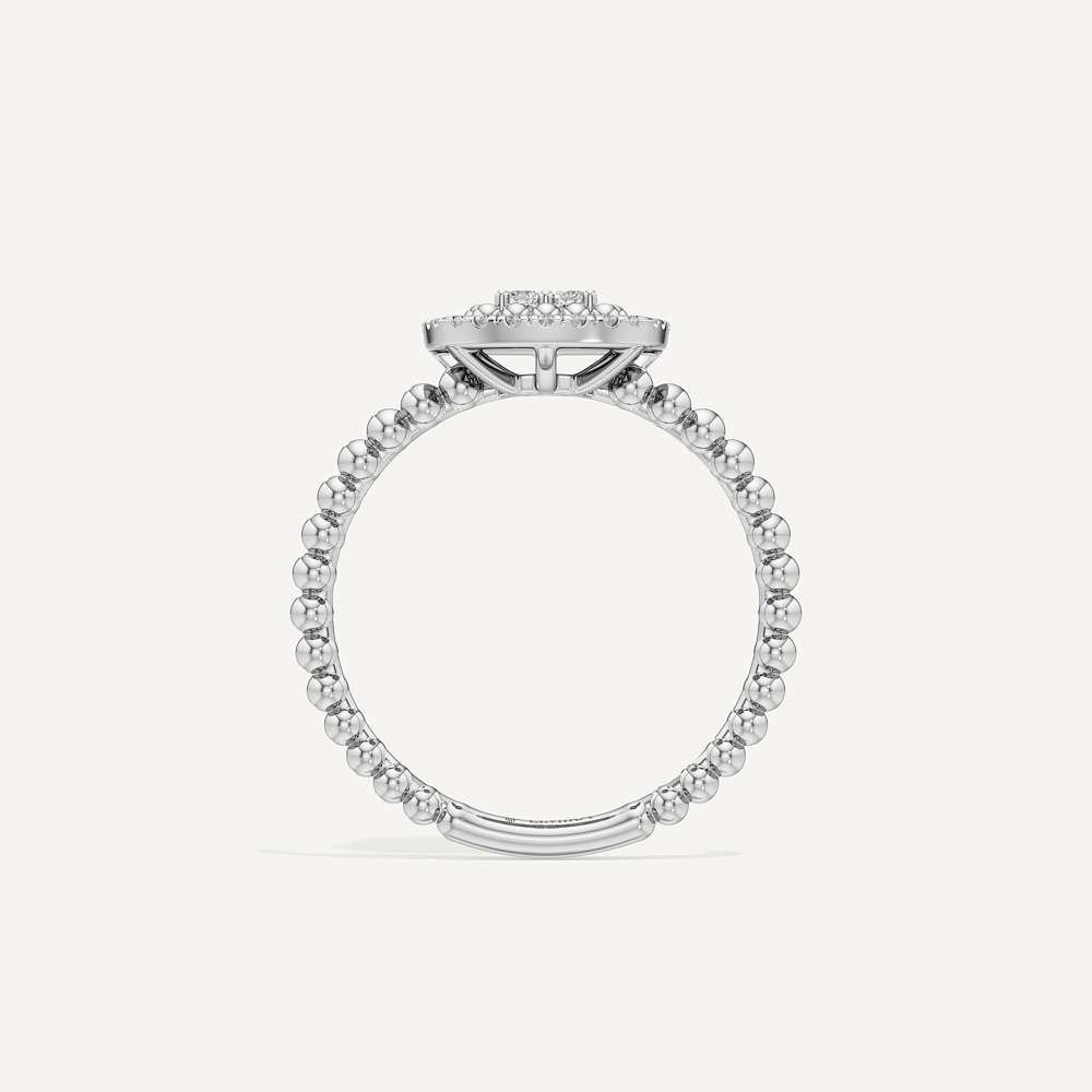 Cushion Halo Diamond Ring