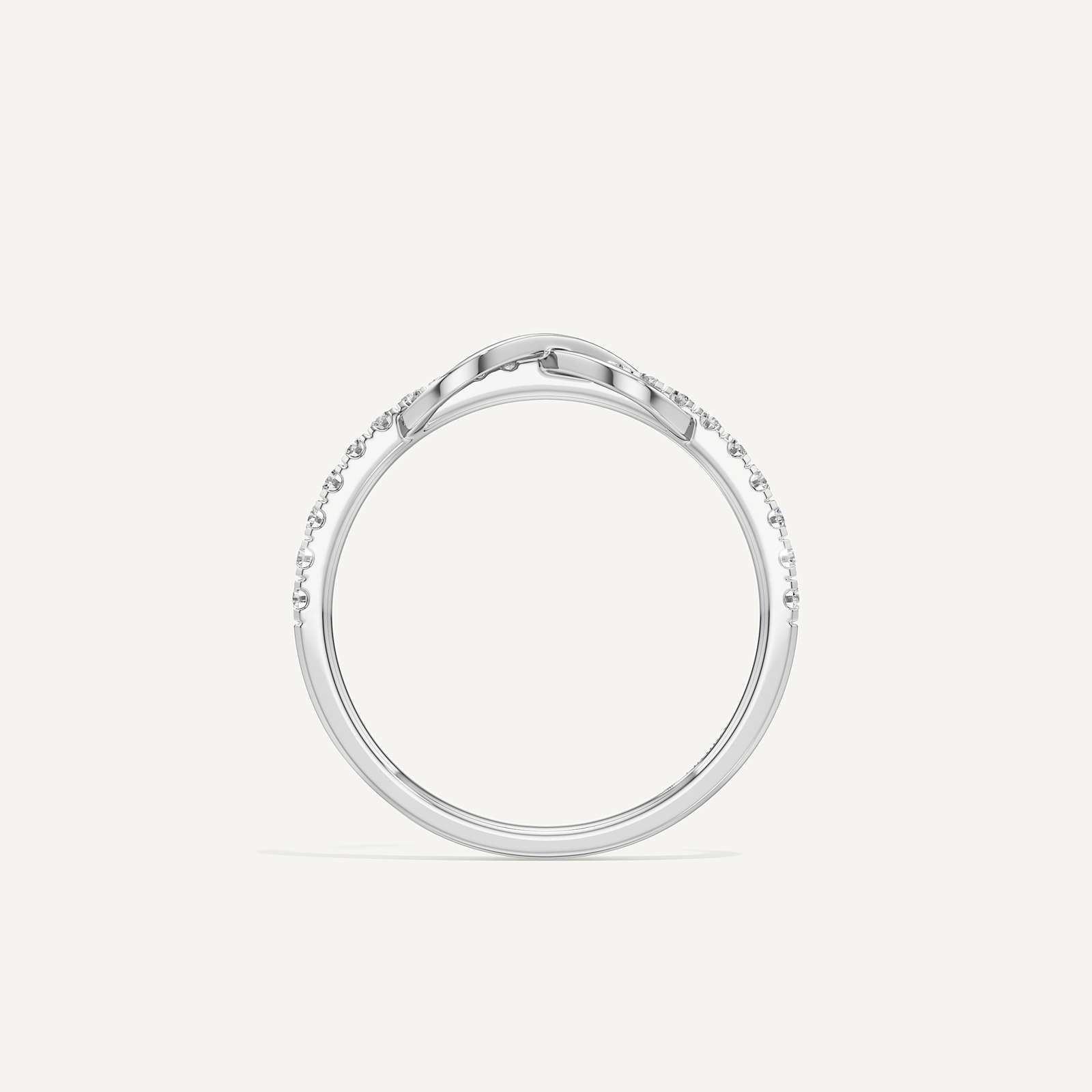 Infinity Whisper Diamond Ring