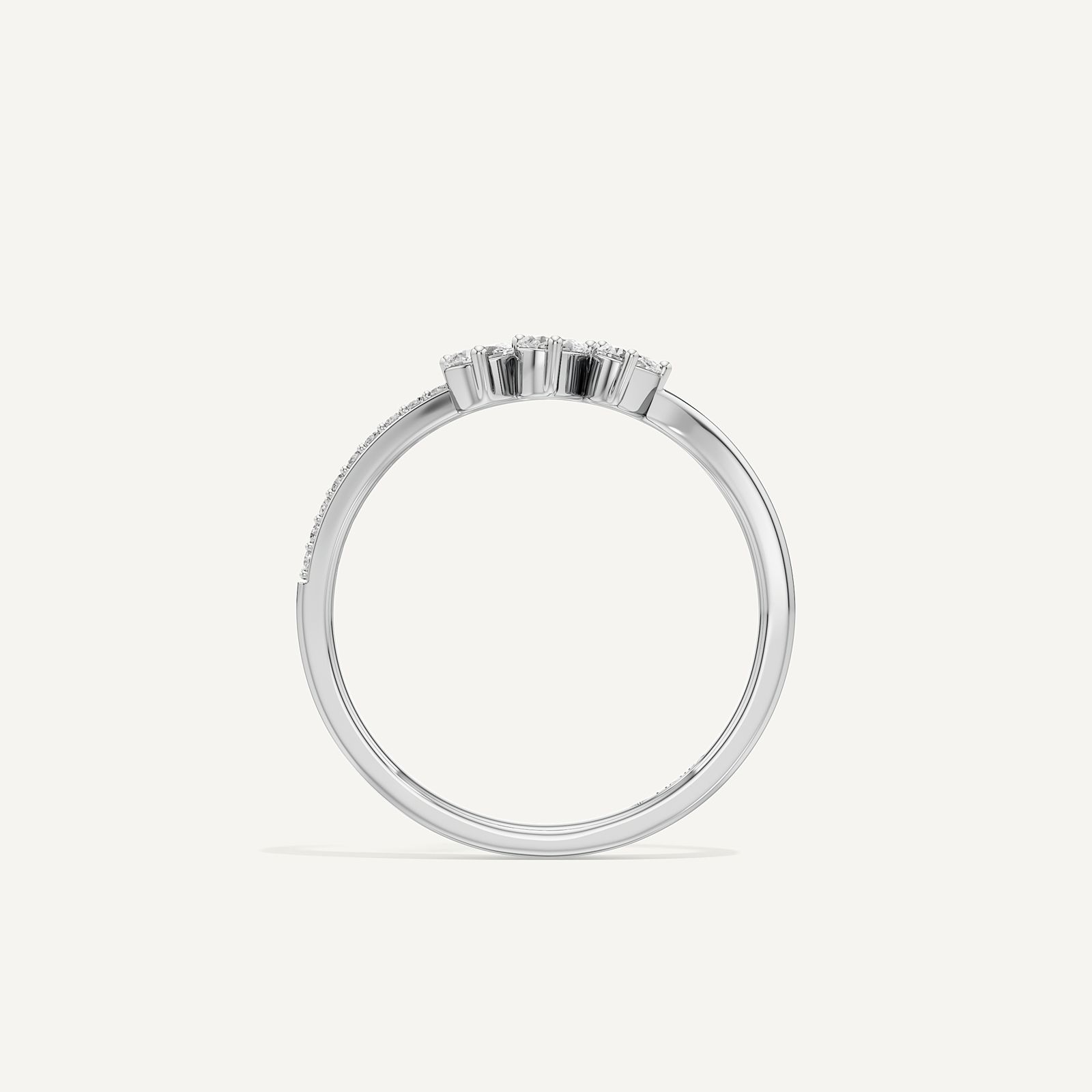Bellezza Round & Pear Diamond