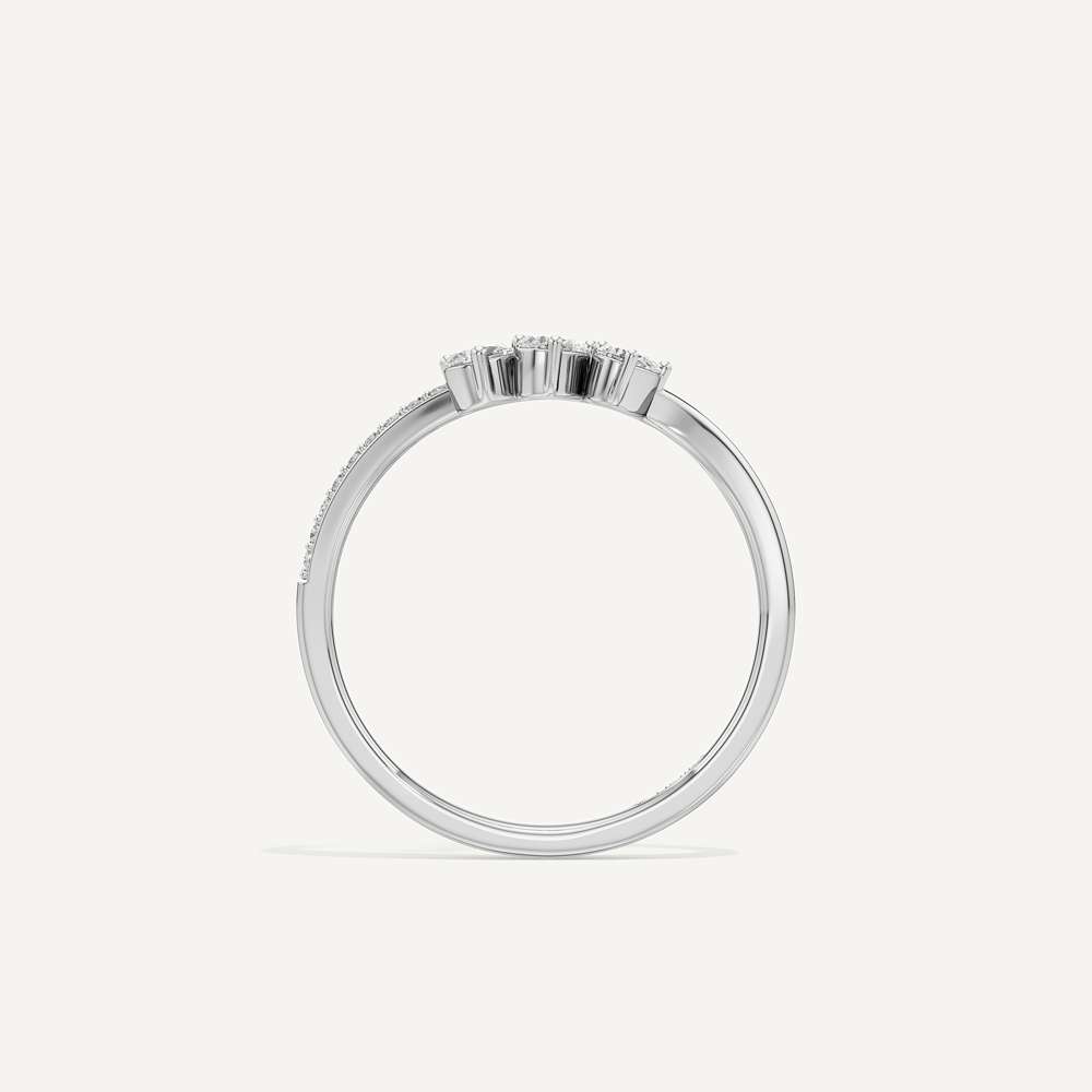 Bellezza Round & Pear Diamond
