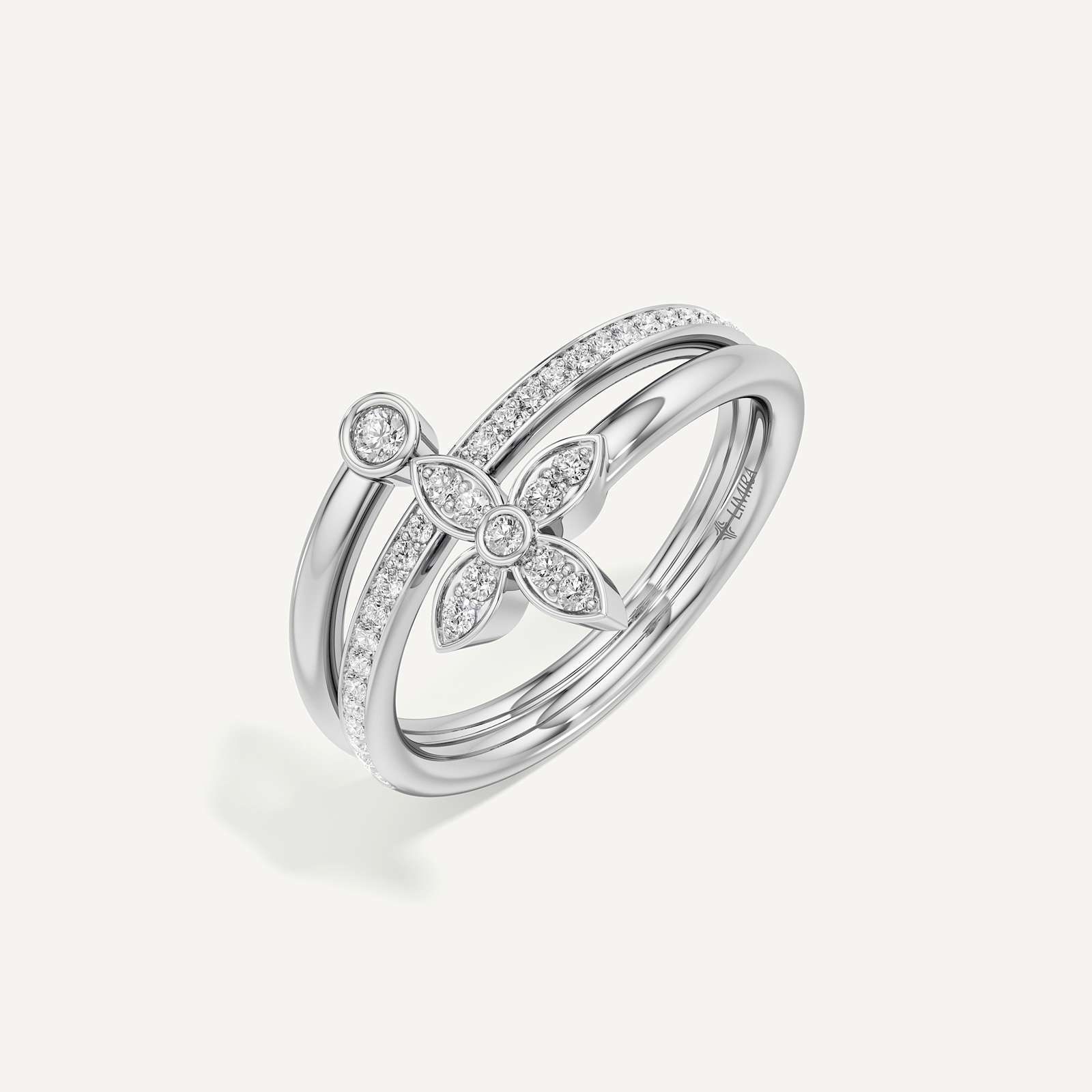 Flora Spark Round Diamond