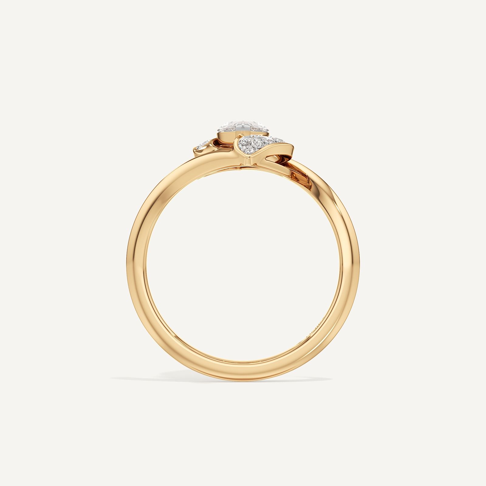 Twisted Pave Marquise Diamond