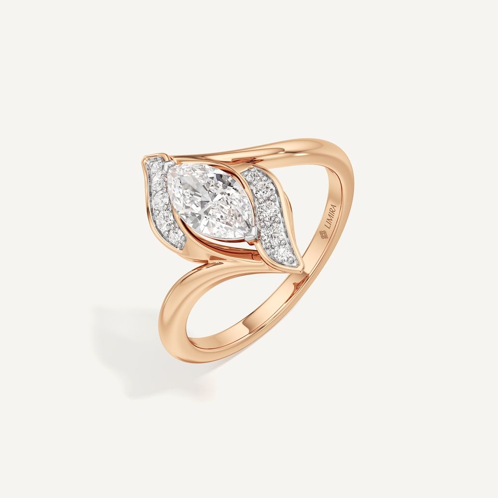 Twisted Pave Marquise Diamond