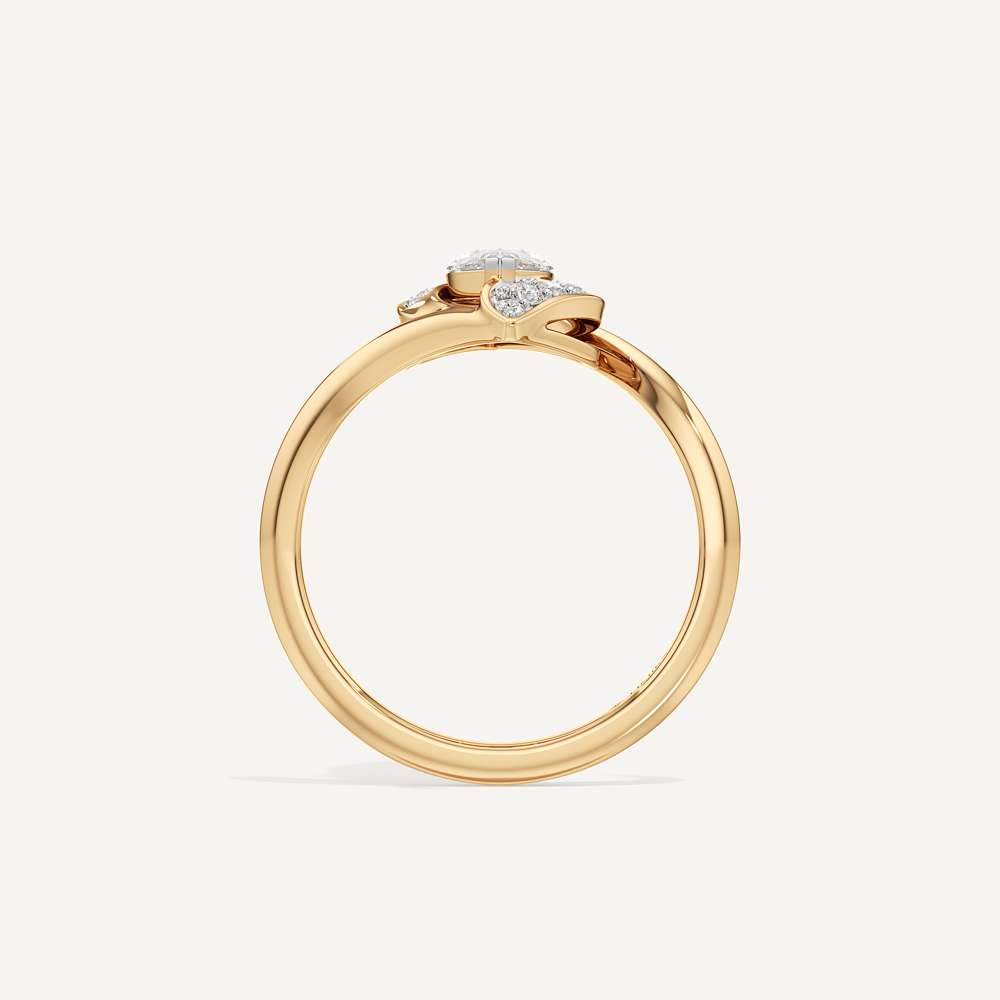 Twisted Pave Marquise Diamond